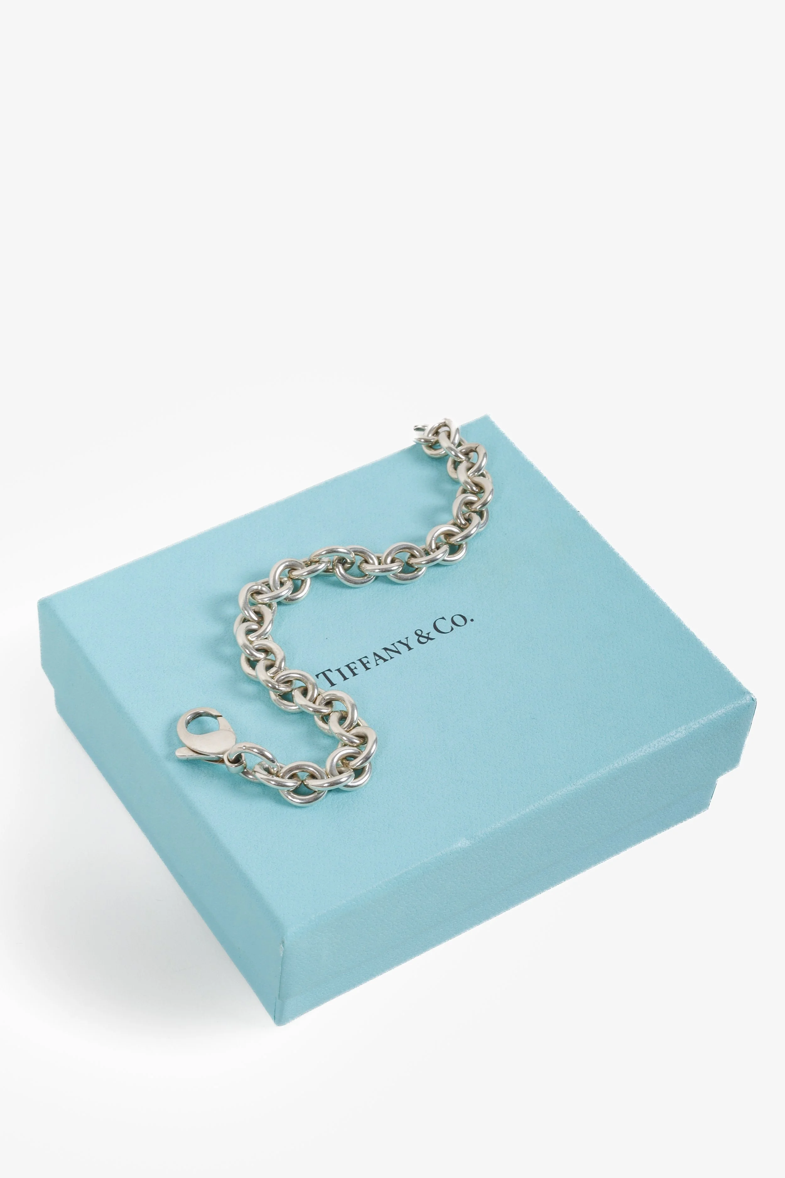 Tiffany round 2025 link necklace